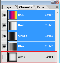 Alpha in Photoshop